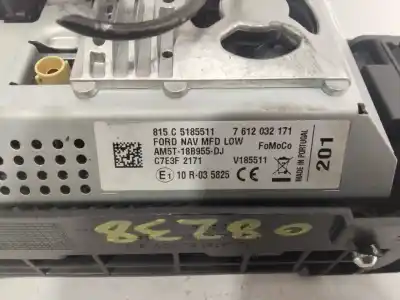 Second-hand car spare part multifunction display for ford focus lim. (cb8) titanium oem iam references 7612032171  am5t18b955dj