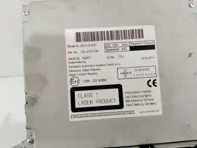 Second-hand car spare part AUDIO SYSTEM / RADIO CD for SUZUKI SX4 RW (EY)  OEM IAM references 39101-61M10  