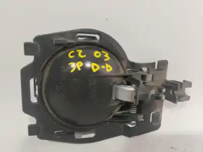 Peça sobressalente para automóvel em segunda mão puxador interior dianteiro direito por citroen c2 (jm_) 1.6 referências oem iam 9647164377  