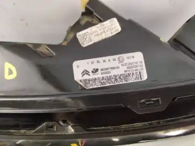 Second-hand car spare part front right headlight for citroen c3 elle oem iam references 9820877880-00  9820877880