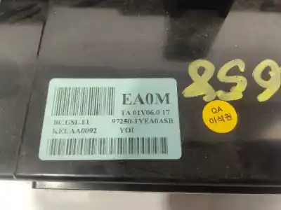 Second-hand car spare part climate control for kia picanto (ja) concept oem iam references 972501yea0asb