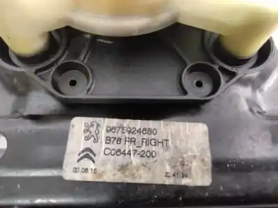 Second-hand car spare part passenger side right window regulator for citroen c4 grand picasso exclusive oem iam references 9675924680  
