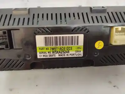 Peça sobressalente para automóvel em segunda mão comando de sofagem (chauffage / ar condicionado)  por ford kuga (cbv) titanium referências oem iam 7m5t18c612ce  