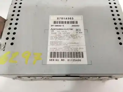 Second-hand car spare part audio system / radio cd for mitsubishi outlander (cw0) challenge 4wd oem iam references 8701a363  