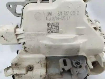 Автозапчастина б/у замок передніх дверей лівий для audi a1 (8x) ambition посилання на oem iam 8j1837015c  