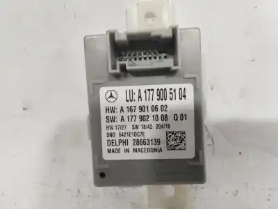 İkinci el araba yedek parçası elektronik modül için mercedes-benz clase a berlina (bm 177) a 200 (177.187) 163 cv / 120 kw oem iam referansları a1679010602