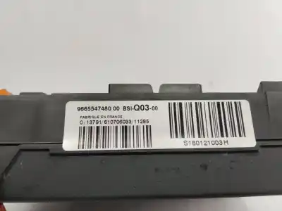 Second-hand car spare part fuse box unit for citroen c4 lim. business oem iam references 96554748000  