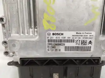 Second-hand car spare part ecu engine control for opel combo cargo (e) basis carga incrementada xl 130 cv / 96 kw oem iam references 9851039580  