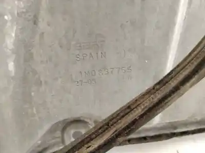 Second-hand car spare part driver left window regulator for seat leon (1m1) 1.6 oem iam references 1m0837755  