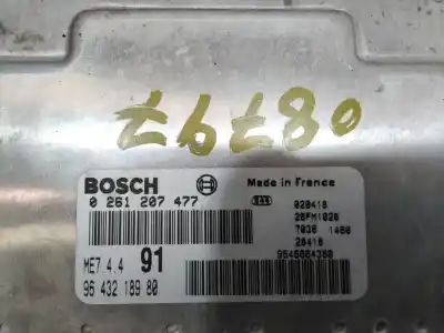 Tweedehands auto-onderdeel ecu motorcontroller voor peugeot 206 cc cc oem iam-referenties 9643218980