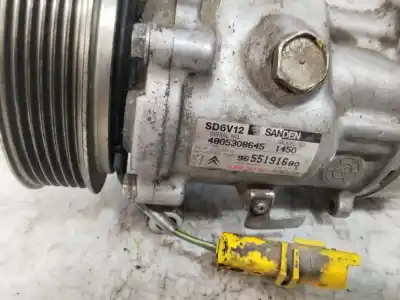 Second-hand car spare part air conditioning compressor for citroen c3 pluriel 1.4 oem iam references 9655191680