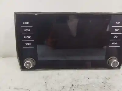 Peça sobressalente para automóvel em segunda mão display gps / multimídia por skoda karoq (nu) design 149 cv / 110 kw referências oem iam 565919605b