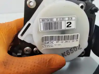 Peça sobressalente para automóvel em segunda mão cinto de segurança traseiro direito por citroen c4 lim. collection referências oem iam 96871541xx