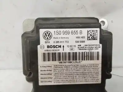 Автозапчастина б/у блок управління подушками безпеки для SEAT MII (KF1, KE1) 1.0 Посилання на OEM IAM 1S0959655B  