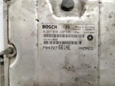 Second-hand car spare part ecu engine control for chrysler voyager (rg) 2.5 crd se grand voyager oem iam references p04727661ae