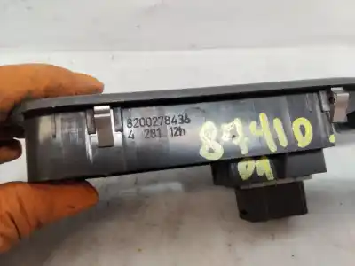 Second-hand car spare part right front power window switch for renault grand modus authentique oem iam references 8200278436  