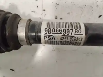 Автозапчастина б/у передня права трансмісія для peugeot rifter active long посилання на oem iam 9806699780  