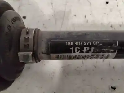 Peça sobressalente para automóvel em segunda mão transmissão dianteira esquerda por volkswagen golf vi (5k1) advance bluemotion referências oem iam 1k0407271cp