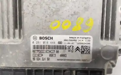 Second-hand car spare part ecu engine control for citroen nemo basis oem iam references 9666432480  