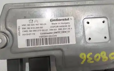 Second-hand car spare part ecu engine control for citroen c4 grand picasso exclusive oem iam references 9802096780  