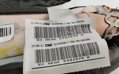 Pezzo di ricambio per auto di seconda mano airbag a tenda anteriore destro per peugeot 3008 active riferimenti oem iam 9811504380