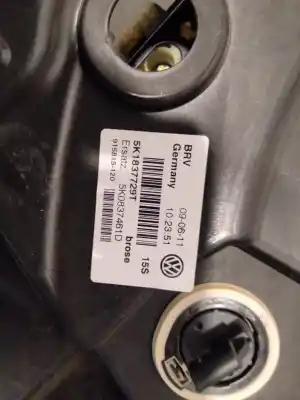 İkinci el araba yedek parçası ÖN SOL PENCERE REGÜLATÖRÜ için VOLKSWAGEN GOLF VI (5K1)  OEM IAM referansları 5K1837729T  