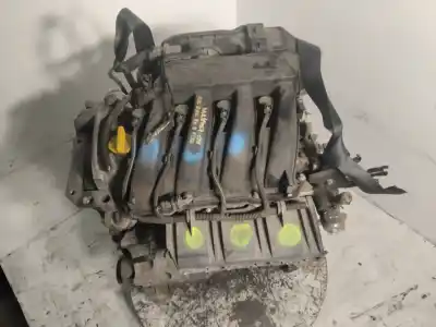 Second-hand car spare part complete engine for renault clio ii fase ii (b/cb0) base authentique oem iam references k4ma744  
