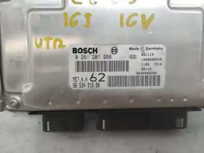Peça sobressalente para automóvel em segunda mão centralina de motor uce por citroen c2 by loeb referências oem iam 9653491880  