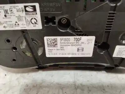 Автозапчастина б/у панель інструментів для seat leon (5f1) reference посилання на oem iam 5f0920700f  