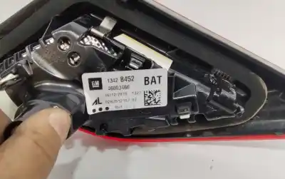 Second-hand car spare part right tailgate light for opel corsa e 120 aniversario oem iam references 13428452  