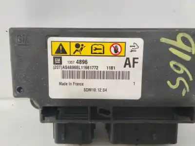 Автозапчасти б/у блок управления подушками безопасности за opel astra j (p10) 1.3 cdti (68) ссылки oem iam sdm101204   Автозапчасти б/у блок управления подушками безопасности за opel astra j (p10) 1.3 cdti (68) ссылки oem iam sdm101204