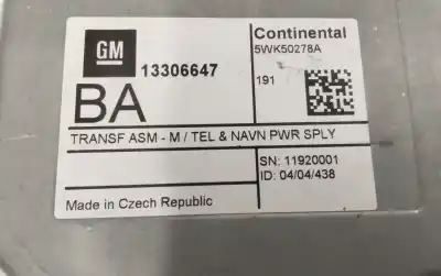 Peça sobressalente para automóvel em segunda mão módulo eletrônico por opel astra j (p10) 1.3 cdti (68) referências oem iam 13306647   Peça sobressalente para automóvel em segunda mão módulo eletrônico por opel astra j (p10) 1.3 cdti (68) referências oem iam 13306647