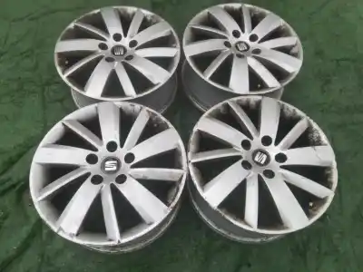 Pezzo di ricambio per auto di seconda mano set di cerchione in lega per seat leon sc (5f5) 1.6 tdi 90 cv / 66 kw riferimenti oem iam   