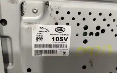 Peça sobressalente para automóvel em segunda mão display gps / multimídia por jaguar f-pace prestige referências oem iam gx6319c299ac  