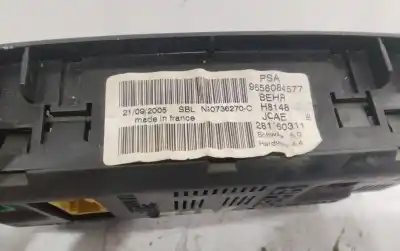 Peça sobressalente para automóvel em segunda mão COMANDO DE SOFAGEM (CHAUFFAGE / AR CONDICIONADO) por CITROEN C4 COUPE  Referências OEM IAM 9658084577  
