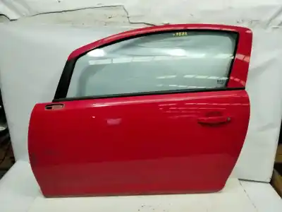 Peça sobressalente para automóvel em segunda mão porta da frente esquerda por opel corsa d ´´111 years´´ referências oem iam 