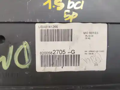 Peça sobressalente para automóvel em segunda mão quadrante por renault clio iii extreme 106 cv / 78 kw referências oem iam 8200582705-g  