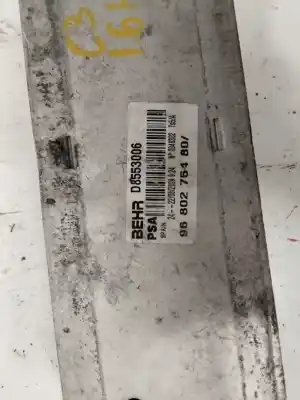 Peça sobressalente para automóvel em segunda mão intercooler por citroen c3 1.6 16v hdi fap referências oem iam 9680275480  