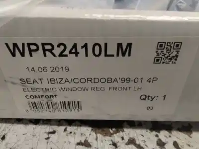 Автозапчастина б/у РЕГУЛЯТОР ВІКНА ПЕРЕДНІЙ ЛІВИЙ для SEAT IBIZA II (6K1)  Посилання на OEM IAM WPR2410LM  