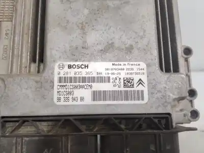 Second-hand car spare part ecu engine control for citroen c3 elle oem iam references 9832694380  