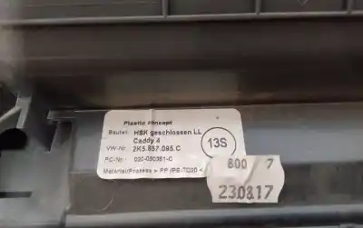 Second-hand car spare part GLOVE COMPARTMENT for VOLKSWAGEN CADDY FURGÓN/KOMBI  OEM IAM references 2K5857095  