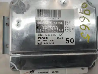Second-hand car spare part ecu engine control for toyota corolla (e12) 1.6 16v oem iam references 8966102750  