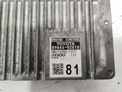 Second-hand car spare part ecu engine control for toyota auris hybrid active oem iam references 8966602810
