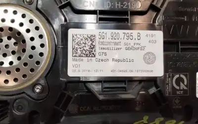 Peça sobressalente para automóvel em segunda mão quadrante por volkswagen golf vii (5g1, bq1, be1, be2) e-golf referências oem iam 920795