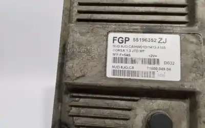 Peça sobressalente para automóvel em segunda mão centralina de motor uce por opel corsa c corsa c referências oem iam 55196352zj  