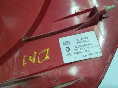 Second-hand car spare part LEFT TAILGATE LIGHT for RENAULT CLIO GRANDTOUR  OEM IAM references 8200586843  