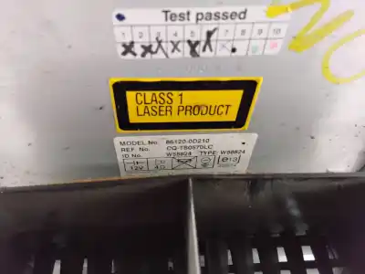 Автозапчастина б/у аудіо система / радіо cd для toyota yaris (ksp9/scp9/nlp9) básico посилання на oem iam 861200d210  