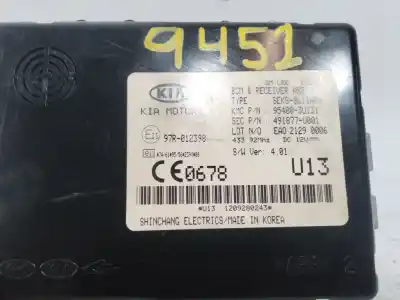 Peça sobressalente para automóvel em segunda mão módulo eletrônico por kia sportage emotion 4x2 referências oem iam 97r012398