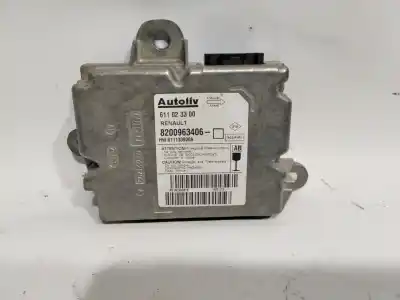Peça sobressalente para automóvel em segunda mão centralina de airbag por renault clio iii pack authentique referências oem iam 8200963406  