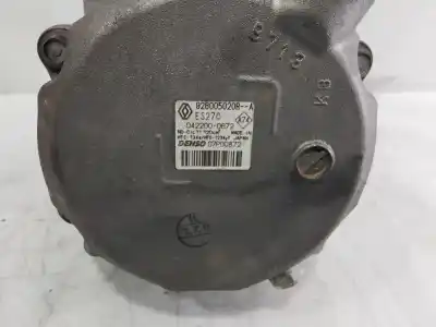 Peça sobressalente para automóvel em segunda mão compressor de ar condicionado a/a a/c por renault zoe bose 58 cv / 43 kw referências oem iam 826005020r
